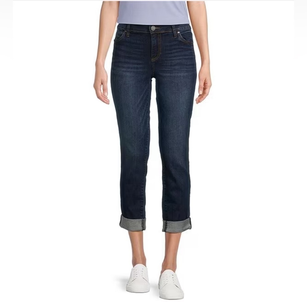 3/$30 ☀️ Kut from the Kloth Catherine Roll-Up Cuff Boyfriend Jeans